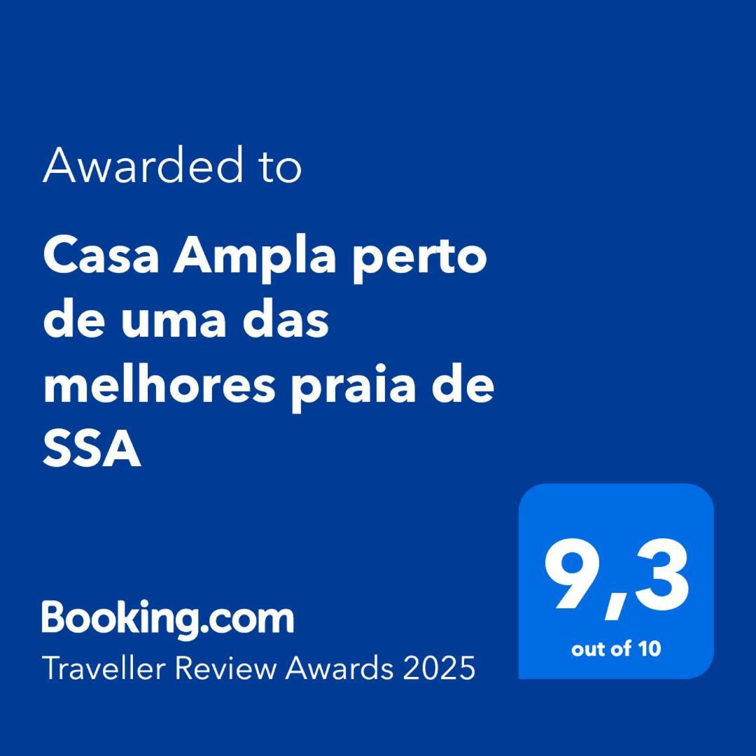 Casa Ampla Perto De Uma Das Melhores Praia De Ssa Salvador Esterno foto
